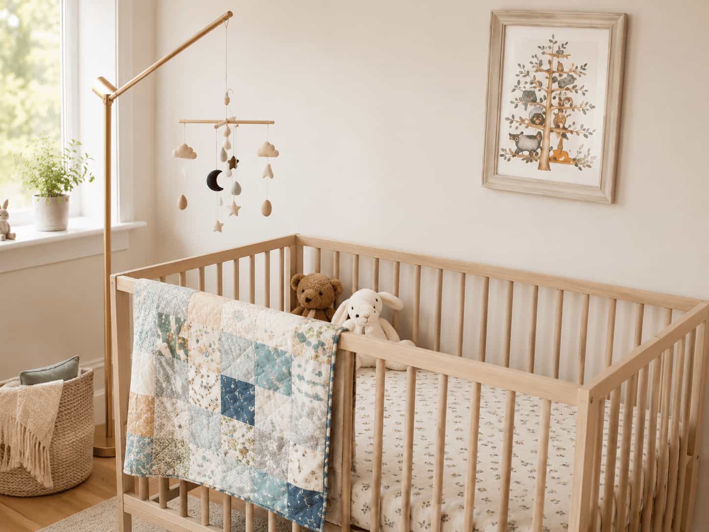 Close detail of baby comfort products